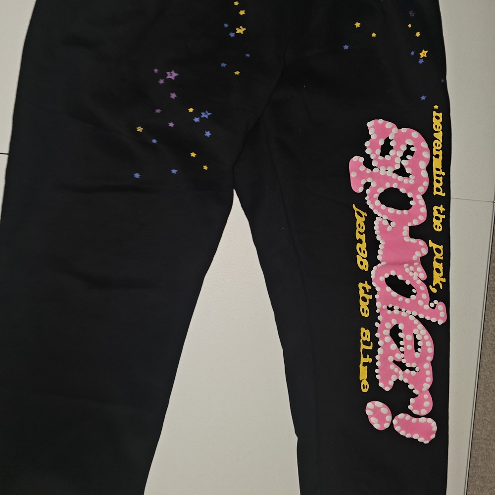 Sp5der Black V2 Pants